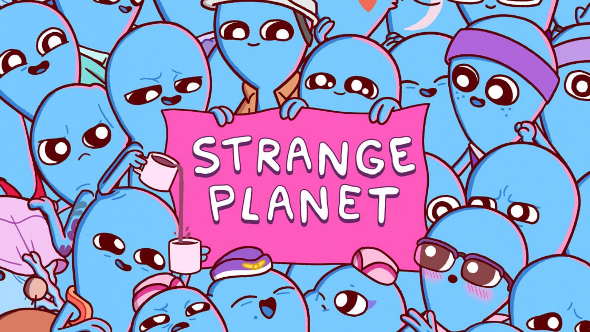 Strange Planet is an animation (Image via Apple TV)